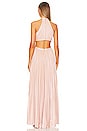 view 3 of 4 Metallic Evening Gown in Bare Pink