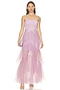 view 1 of 3 Corset Tulle Gown in Orchid