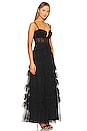 view 2 of 3 Long Evening Dress in Black