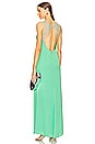 view 1 of 3 Sleeveless Cut Out Gown in Green