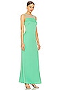 view 3 of 3 Sleeveless Cut Out Gown in Green