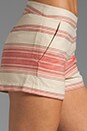 view 5 of 7 Striped Shorts in Red Multi