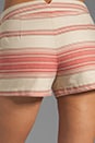 view 6 of 7 Striped Shorts in Red Multi
