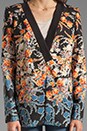 view 4 of 5 Floral Jacket in Black Combo