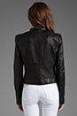 view 3 of 5 Leather Jacket in Black