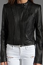 view 4 of 5 Leather Jacket in Black