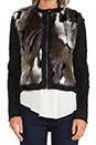 view 5 of 7 Faux Fur Dimitri Jacket in Dark Fatigue Combo