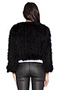 view 4 of 4 Margaret Maribou Feathered Jacket in Black