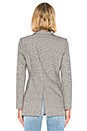 view 4 of 5 Houndstooth Plaid Blazer in Black Multi