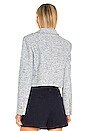 view 4 of 5 Tweed Crop Blazer in Blue Combo