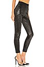 view 2 of 5 Croc Embossed Legging in Black