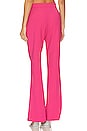 view 3 of 4 Flare Suiting Pant in Passion Pink