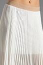 view 4 of 6 Pleated Maxi Skirt in White