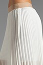 view 5 of 6 Pleated Maxi Skirt in White