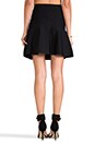 view 3 of 6 High Waisted Flare Skirt in Black