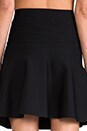 view 6 of 6 High Waisted Flare Skirt in Black