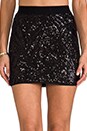 view 4 of 7 Paxton Sequin Skirt in Black Combo