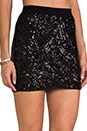 view 5 of 7 Paxton Sequin Skirt in Black Combo