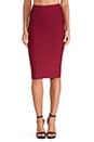 view 1 of 3 Leger Pencil Skirt in Deep Cranberry