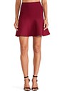 view 1 of 3 Ingrid Circle Skirt in Deep Cranberry
