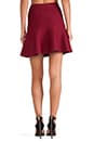 view 3 of 3 Ingrid Circle Skirt in Deep Cranberry