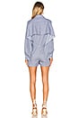 view 3 of 4 РОМПЕР С ВОРОТОМ in Chambray Combo