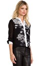 view 2 of 6 Keline Button Up Top in Black Combo