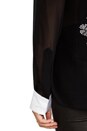 view 5 of 6 Keline Button Up Top in Black Combo