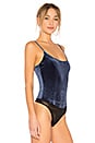 view 3 of 5 Geelia Bodysuit In Dark Navy in Dark Navy