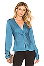 view 1 of 4 BLUSA in Light Cerulean Blue