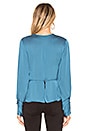 view 3 of 4 BLUSA in Light Cerulean Blue