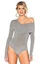 view 2 of 5 Knit Bodysuit in Heather Grey