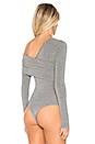 view 4 of 5 Knit Bodysuit in Heather Grey