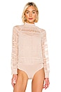 view 2 of 5 Turtleneck Knit Bodysuit in Bare Pink
