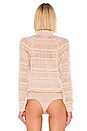 view 4 of 5 Turtleneck Knit Bodysuit in Bare Pink