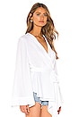 view 2 of 4 Wrap Blouse in Optic White
