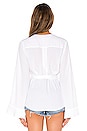 view 3 of 4 Wrap Blouse in Optic White