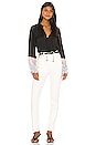 view 5 of 5 Colorblock Blouse in Black Combo