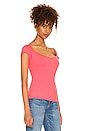 view 2 of 4 Sweetheart Neck Knit Top in Calypso Coral
