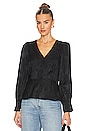 view 1 of 4 BLUSA WOVEN in Black