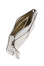 view 4 of 4 Angled Slip Pocket Clutch in White