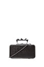 view 1 of 5 Baguette Knuckle Duster Clutch in Black