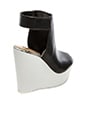 view 4 of 5 Cue Wedge in White & Black