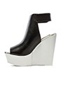 view 5 of 5 Cue Wedge in White & Black