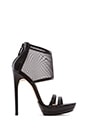 view 1 of 5 Ferned Mesh Pumps in Black