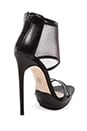 view 4 of 5 Ferned Mesh Pumps in Black