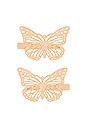 view 2 of 3 Monarch Hair Clips in Gold