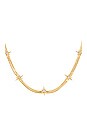view 2 of 2 Five Star Necklace in Gold