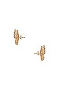 view 2 of 2 BOUCLES D'OREILLES ICED OUT in Gold
