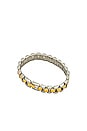 view 2 of 2 Rolly Two Tone Bracelet in Gold & Silver